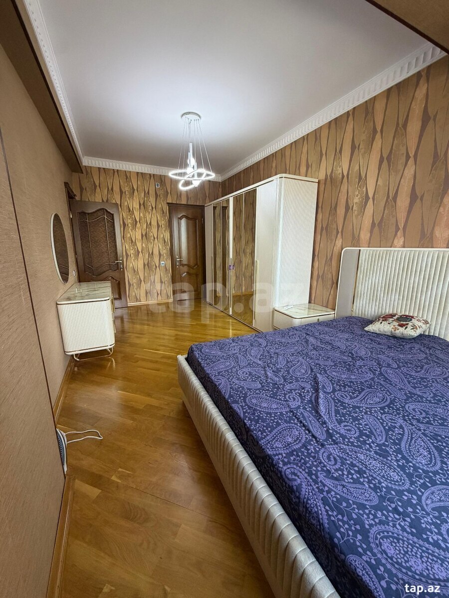 4-otaqlı yeni tikili kirayə verilir, Elmlər Akademiyası m., 160 m² (4)