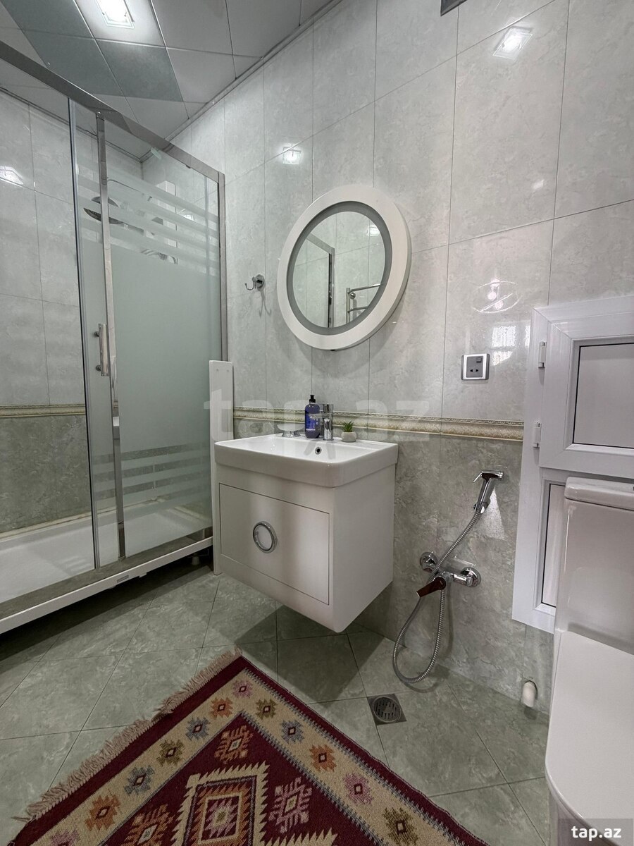 4-otaqlı yeni tikili kirayə verilir, Elmlər Akademiyası m., 160 m² (16)
