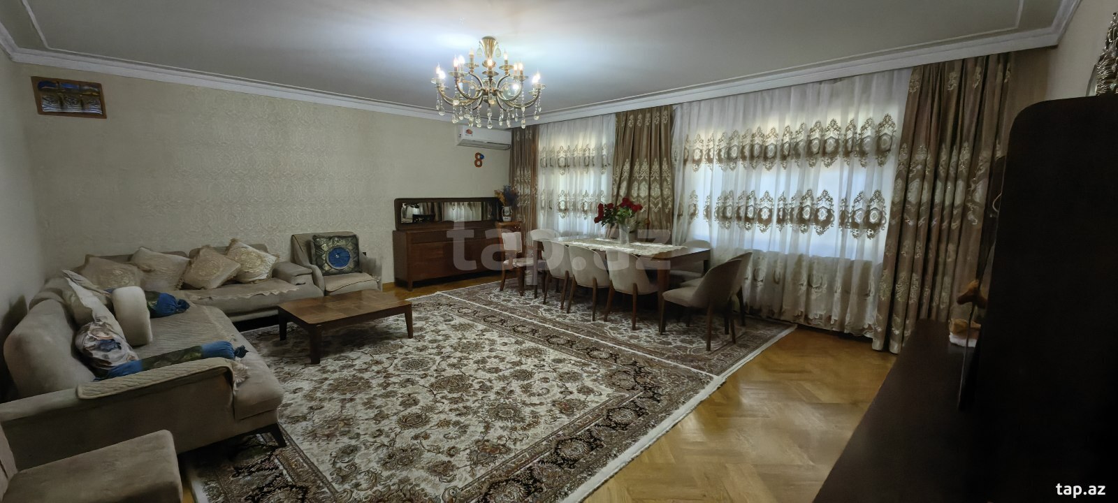 4-otaqlı mənzil, Əhmədli m., 120 m²