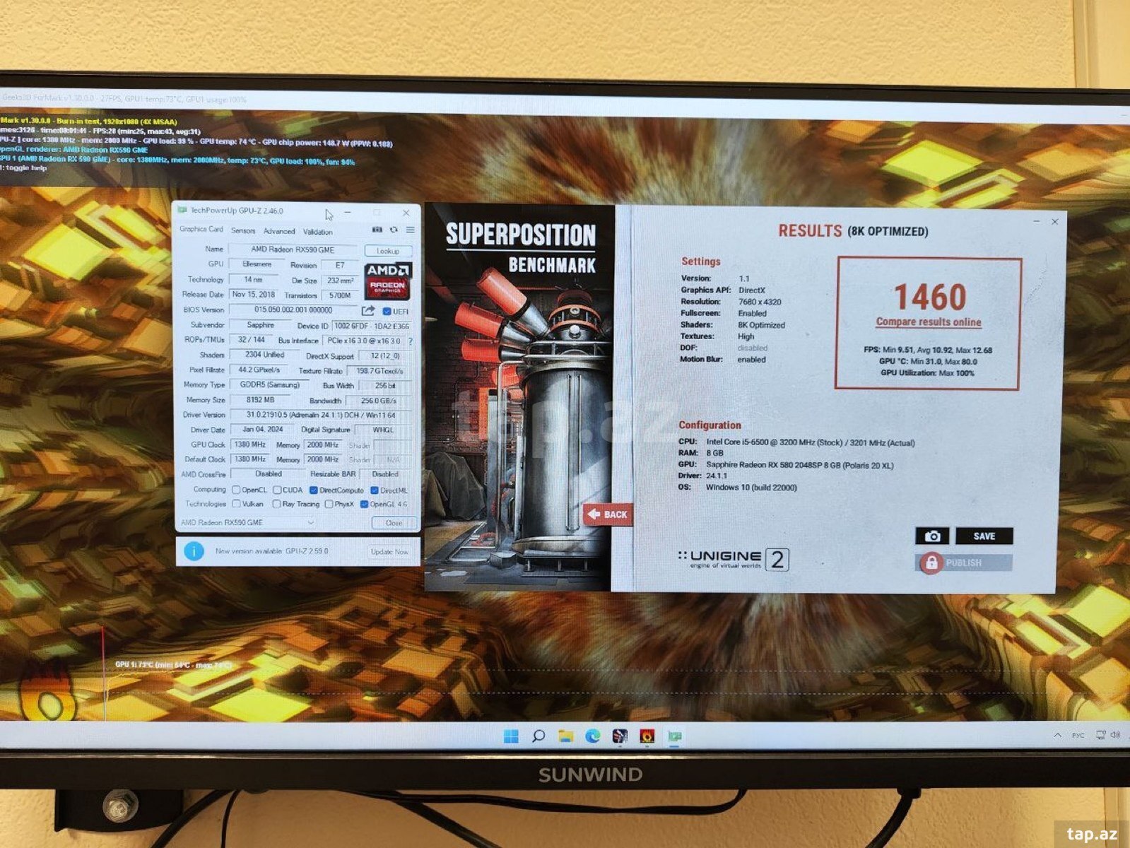 Video kart Sapphire RX 590 Nitro Plus 8GB (5)