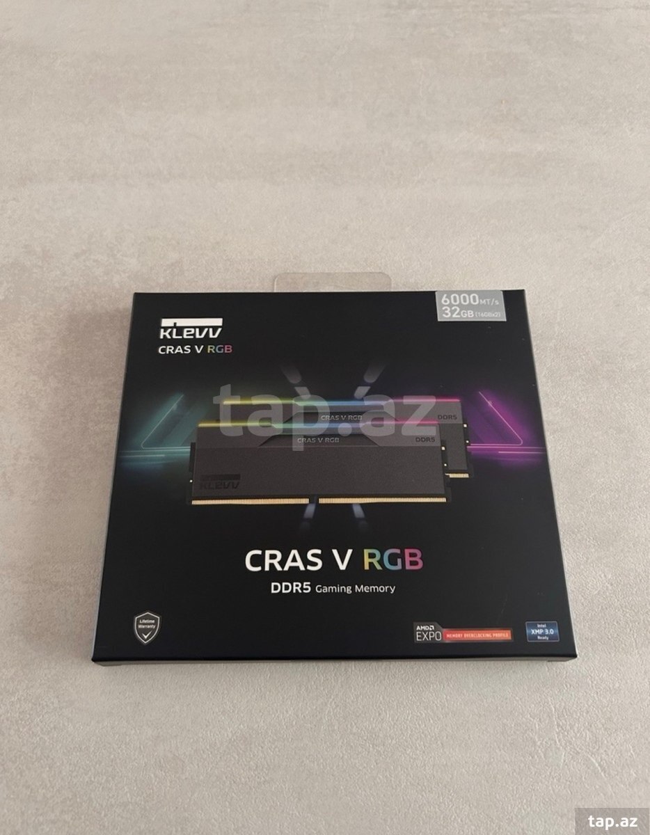 RAM KLEVV CRAS V RGB DDR5 32GB (2x16GB) 6000MHz