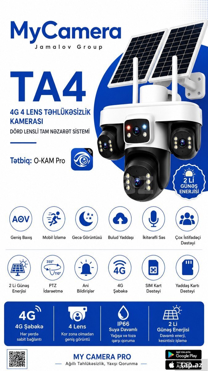 TA4 4 Lens kamerası