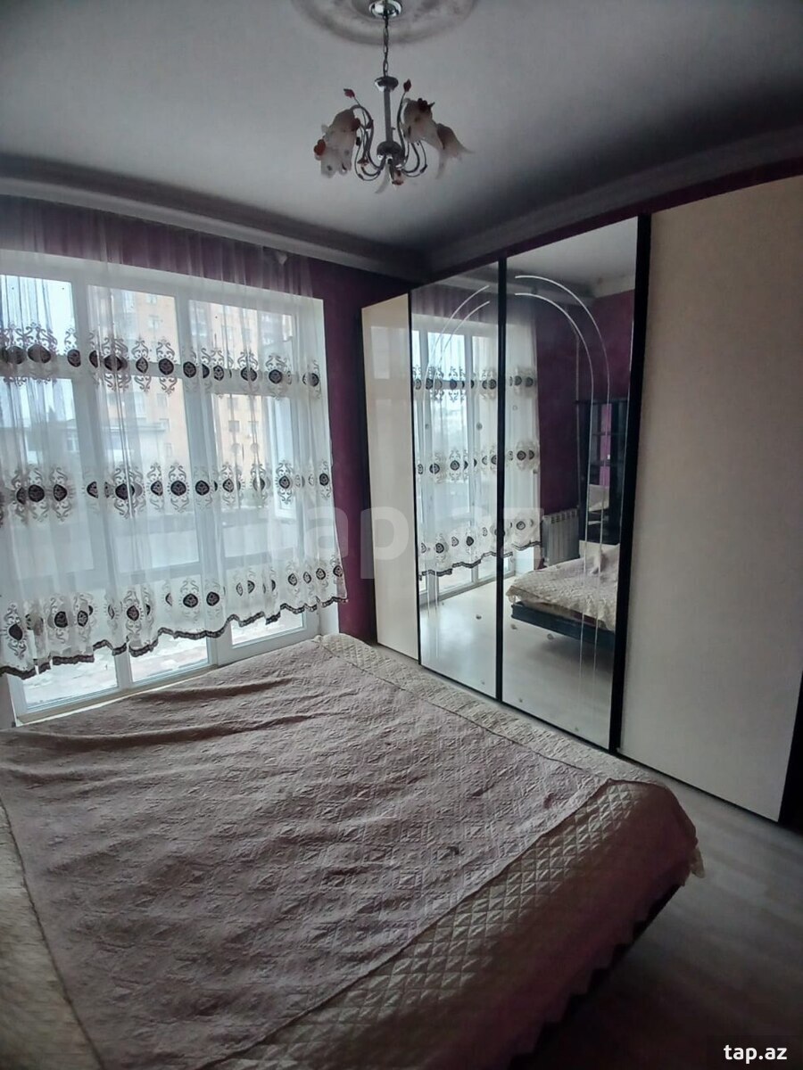 2-otaqlı mənzil kirayə verilir, Nərimanov r., 60 m² (3)