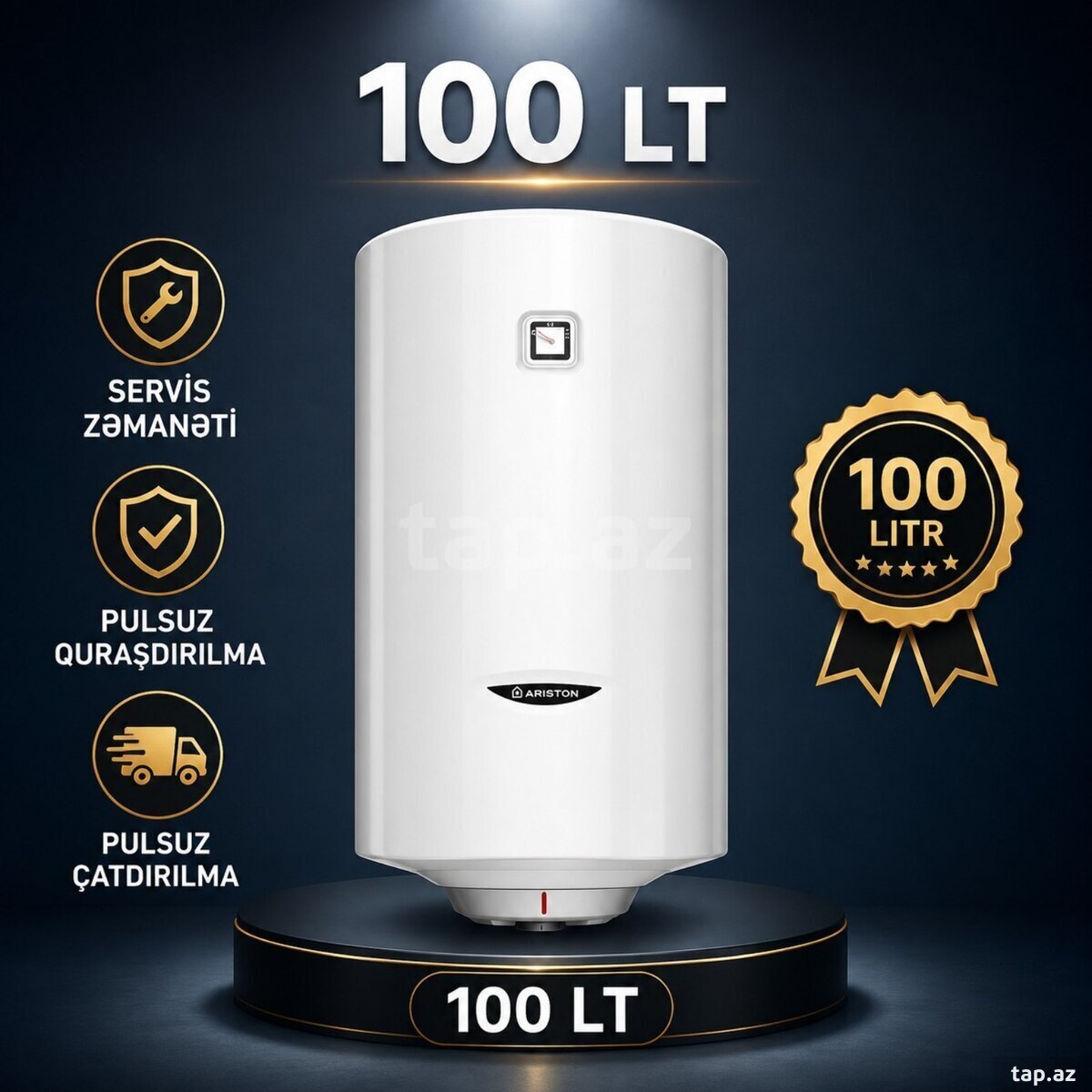 Su qızdırıcısı Ariston 100L