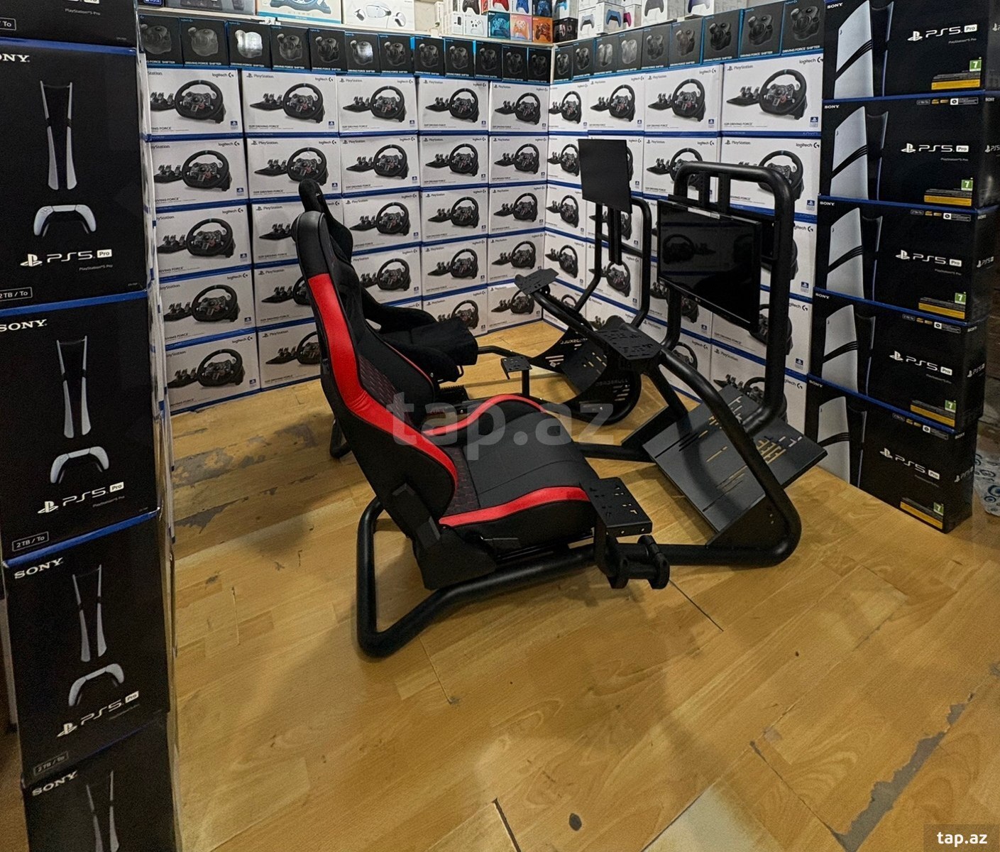 Racing Simulator oturacağı və sükan stendi