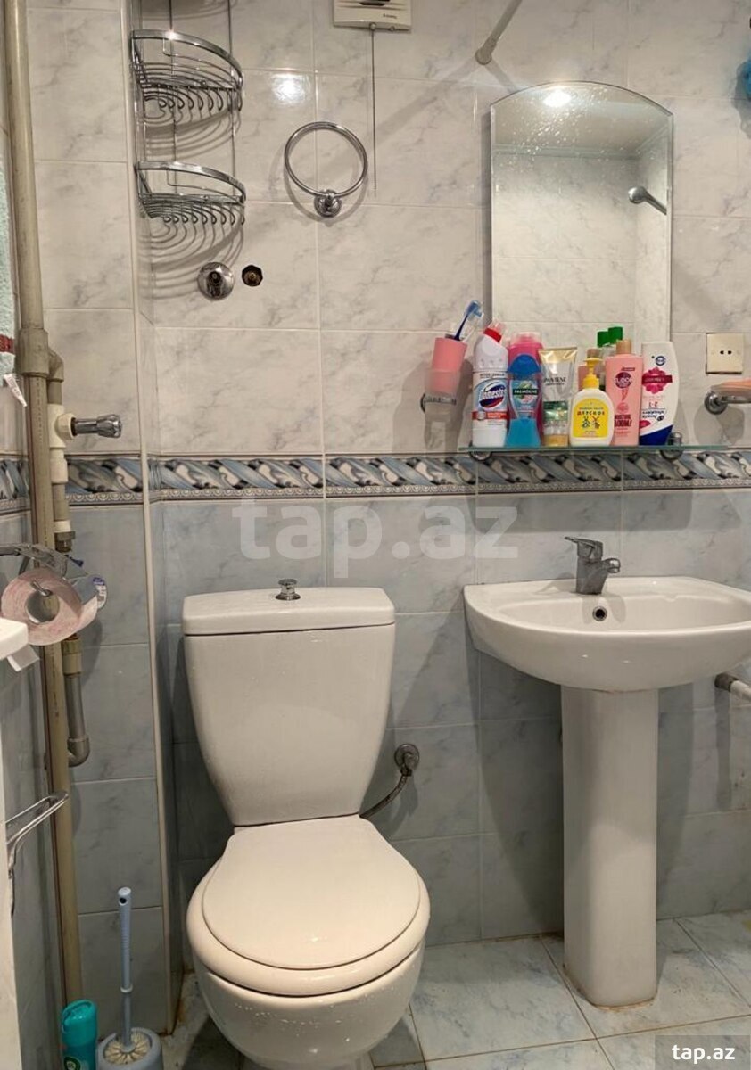 2-otaqlı mənzil kirayə verilir, Nərimanov r., 50 m² (7)