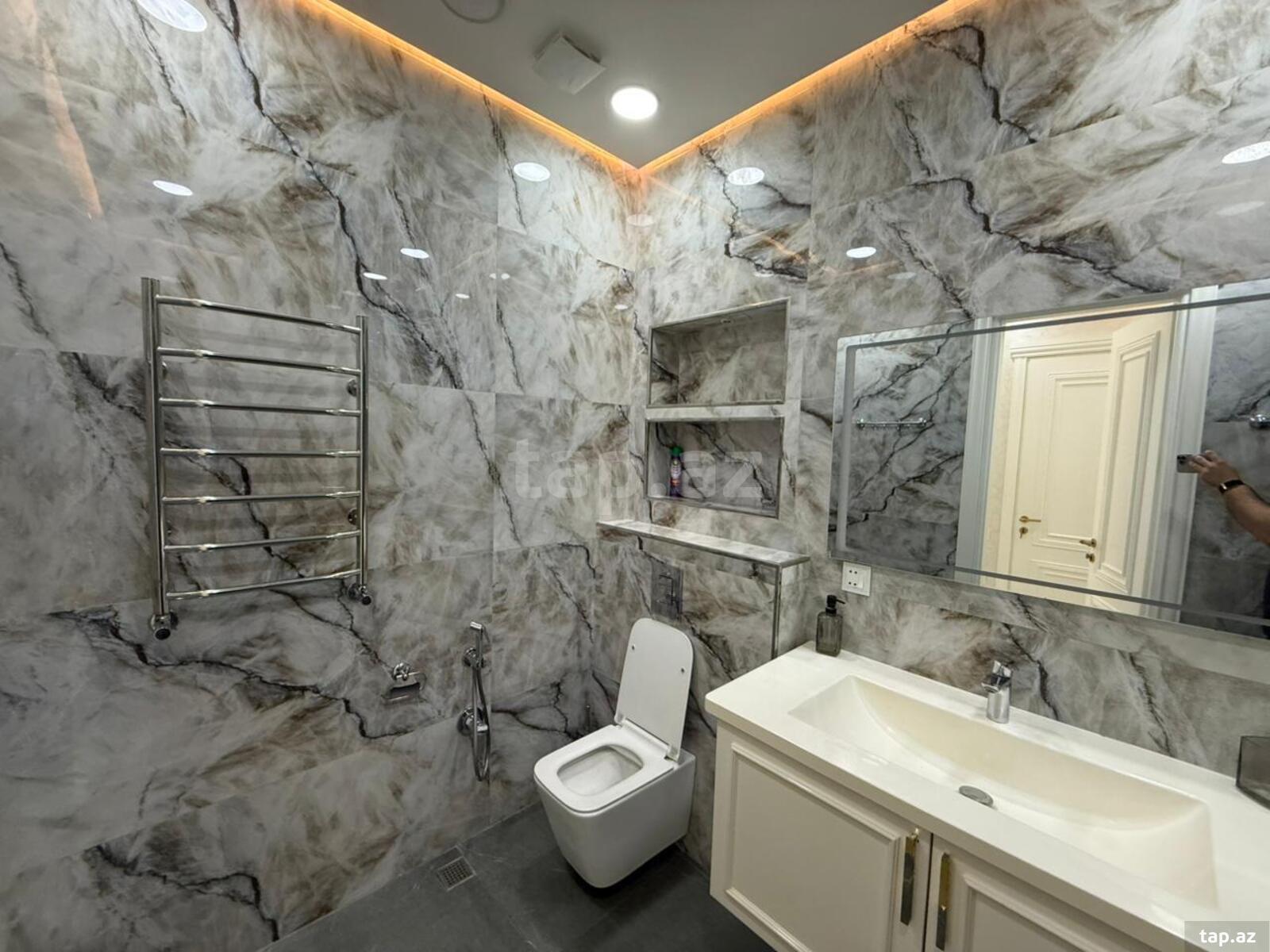 4-otaqlı yeni tikili kirayə verilir, Tbilisi pr., 150 m² (11)