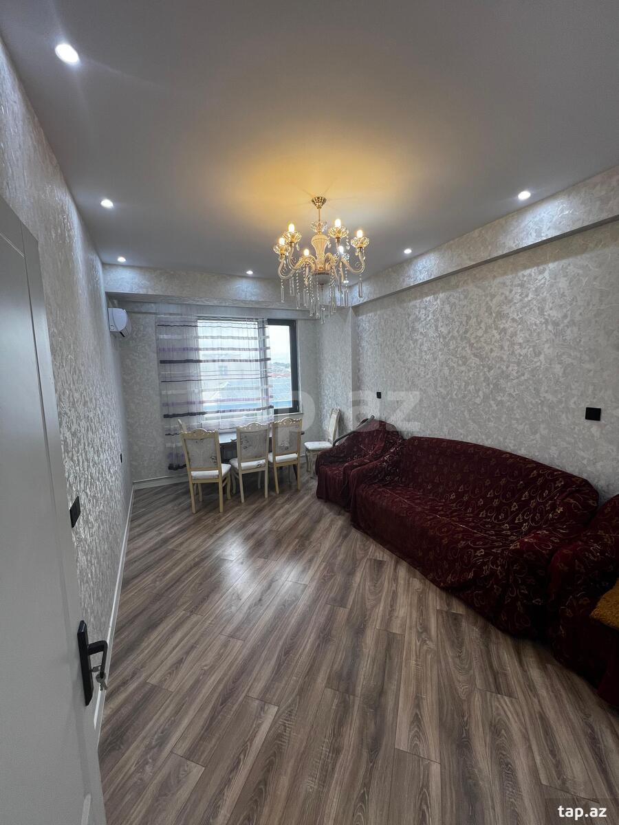2-otaqlı yeni tikili kirayə verilir, Abbas Mirzə Şərifzadə küç., 55 m²