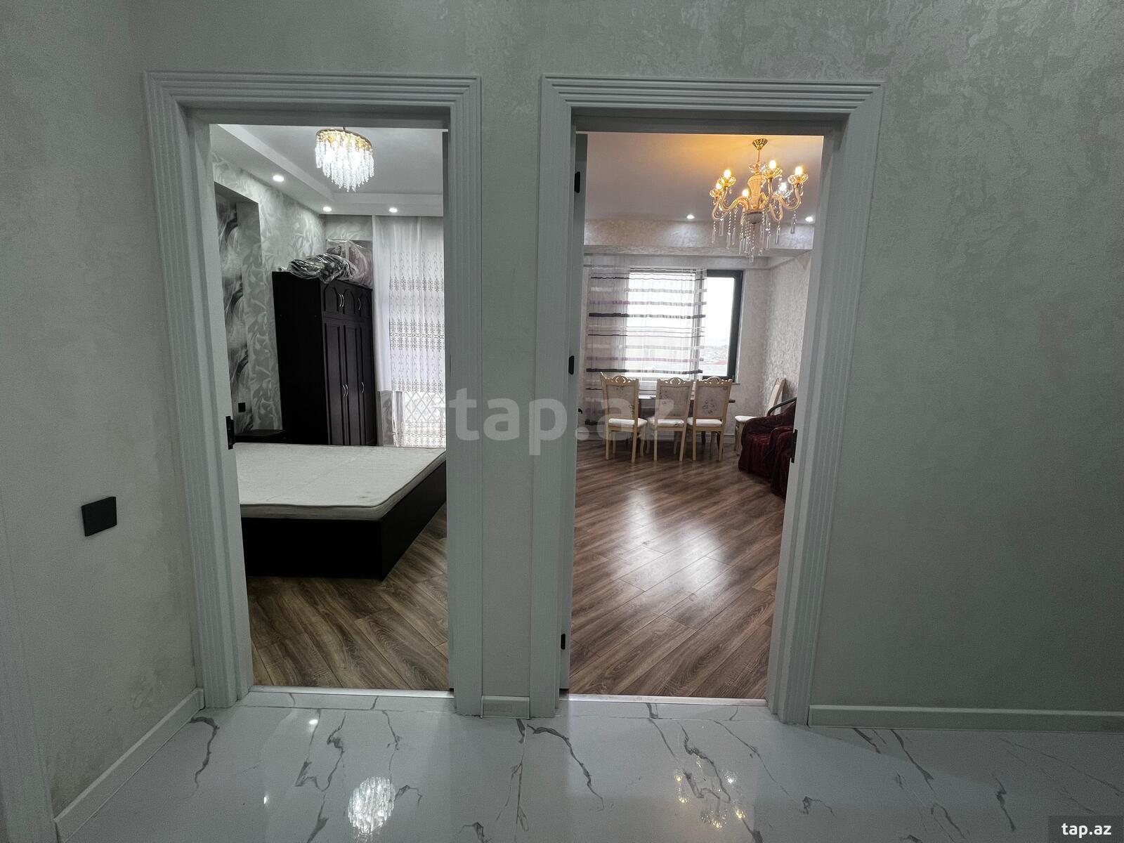 2-otaqlı yeni tikili kirayə verilir, Abbas Mirzə Şərifzadə küç., 55 m² (2)