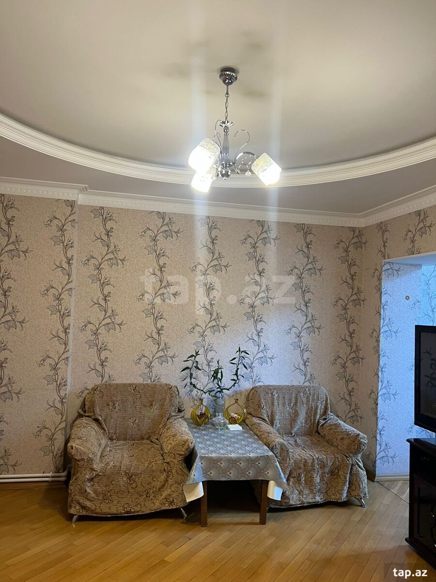 3-otaqlı mənzil kirayə verilir, Nəsimi r., 90 m² (3)