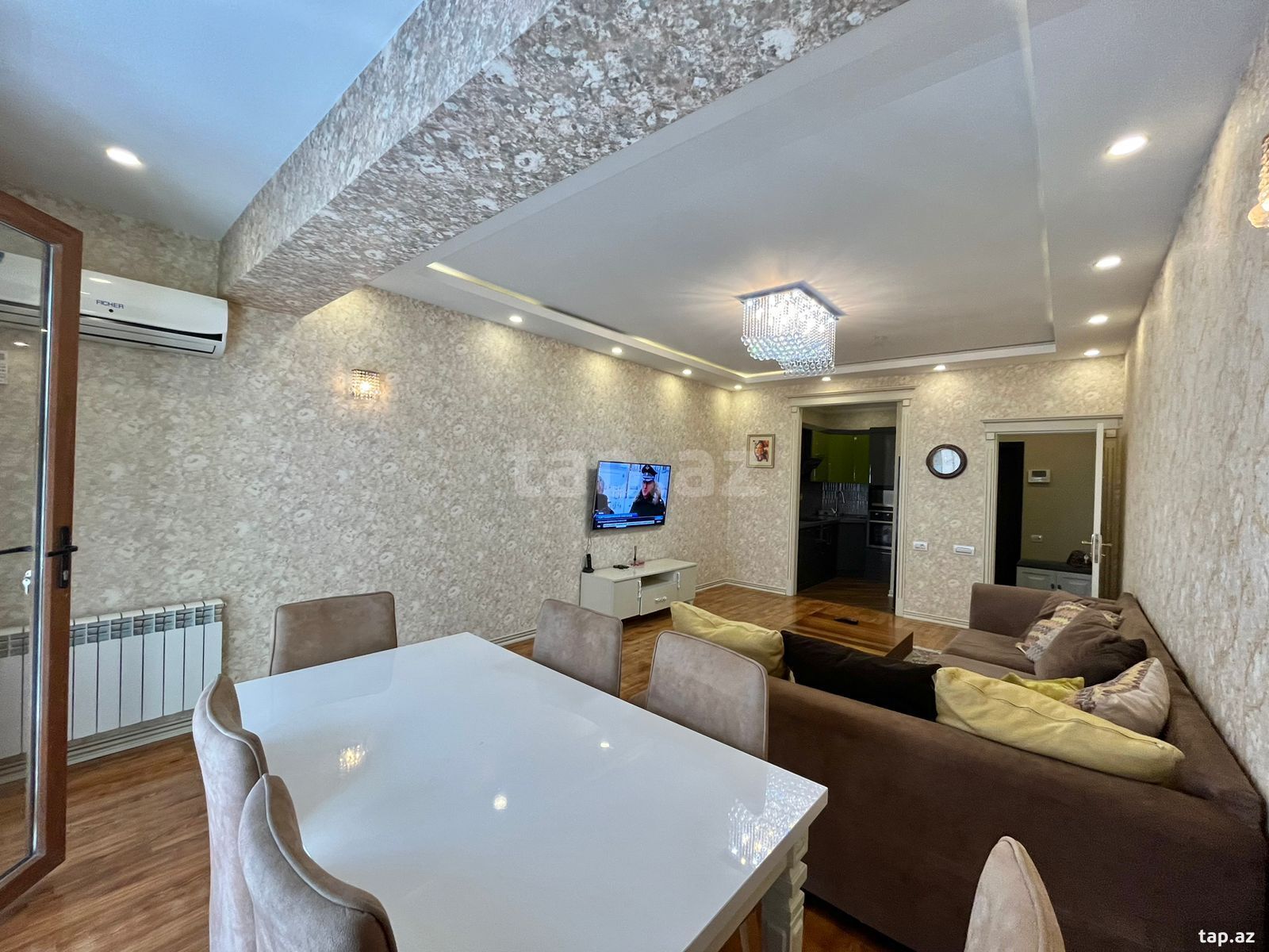 2-otaqlı yeni tikili kirayə verilir, Afiyəddin Cəlilov küç., 80 m² (5)