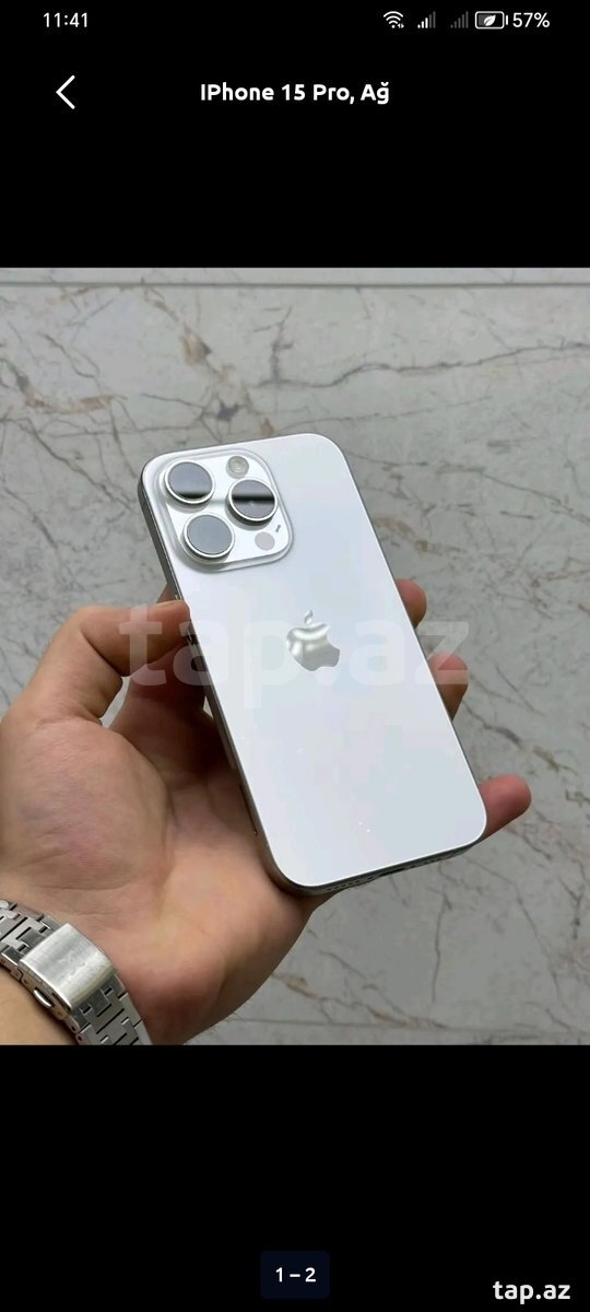 Apple iPhone 15 Pro Natural Titanium 256GB/8GB (2)