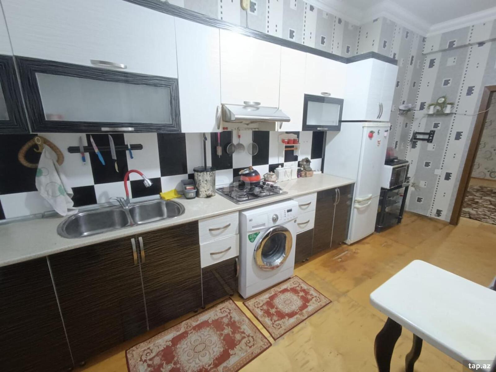 2-otaqlı yeni tikili kirayə verilir, Həzi Aslanov m., 100 m² (10)