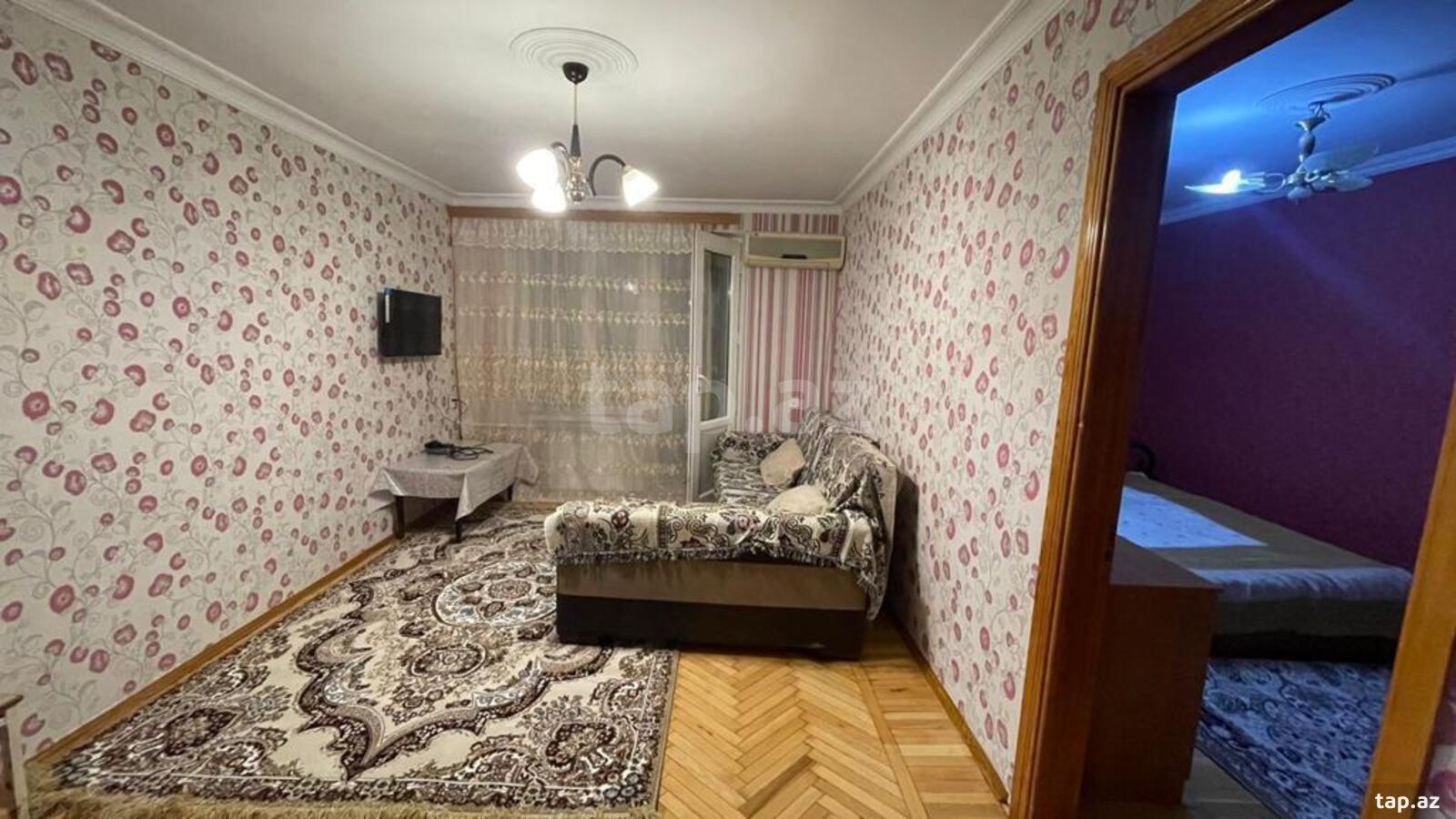 2-otaqlı mənzil kirayə verilir, Gənclik m., 50 m² (3)
