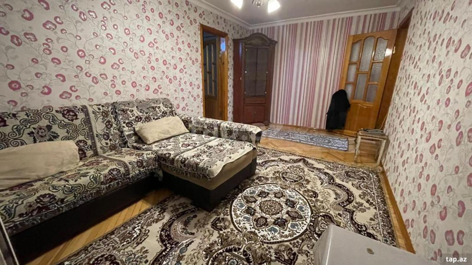2-otaqlı mənzil kirayə verilir, Gənclik m., 50 m²