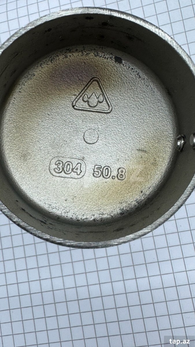 Paslanmaz polad şarlı divar bağlantısı – Ø50.8 mm  (5)