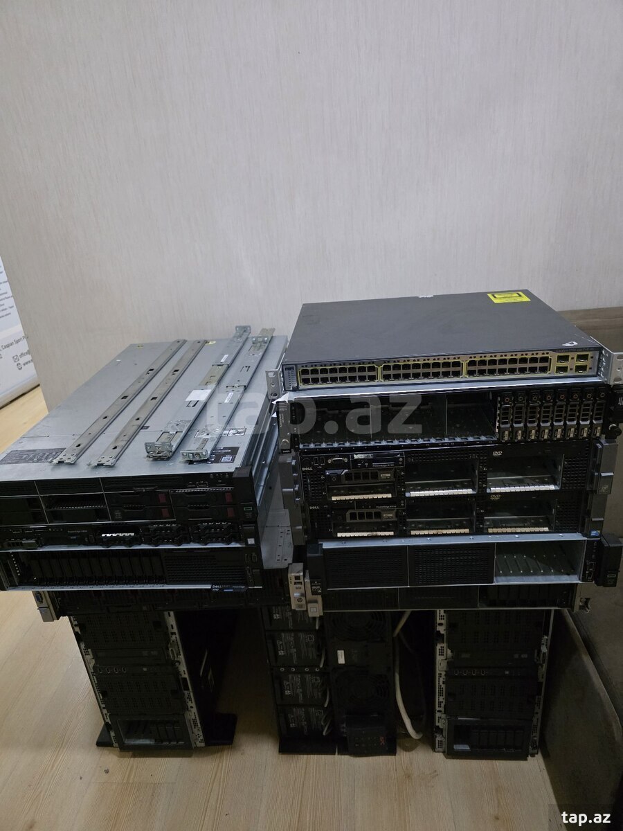 Server HPE və DELL EMC