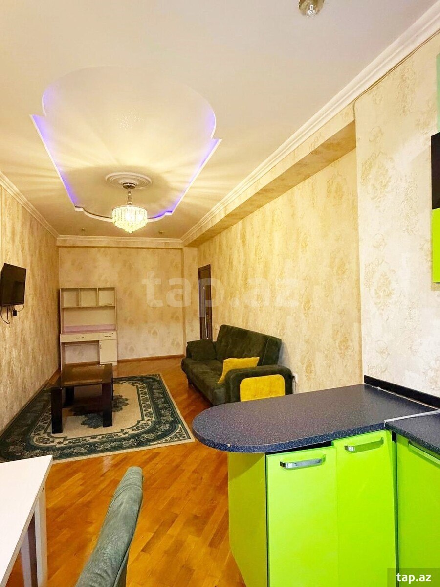 2-otaqlı yeni tikili kirayə verilir, Cavadxan küç., 70 m²