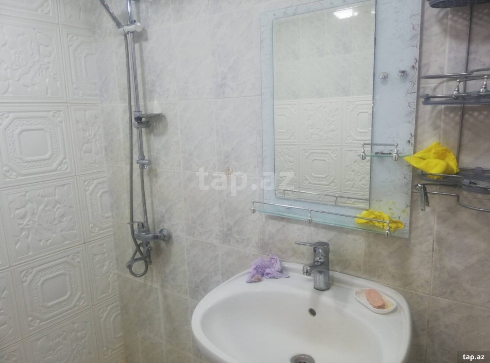2-otaqlı mənzil kirayə verilir, Gənclik m., 50 m² (5)