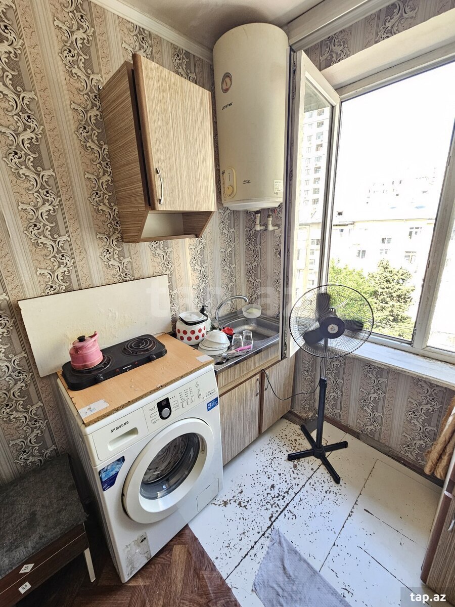 1-otaqlı mənzil kirayə verilir, Z. Xəlilov küç., 20 m² (4)