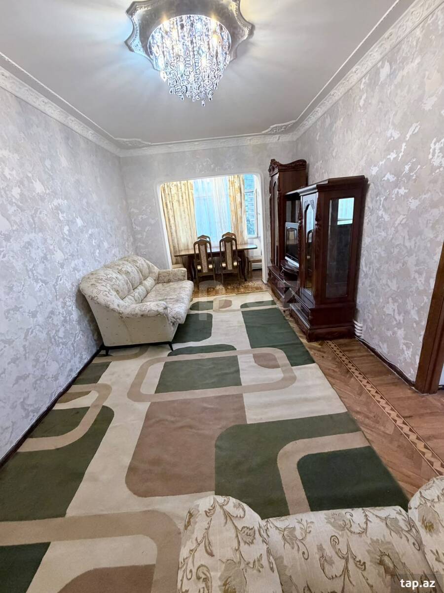 2-otaqlı mənzil kirayə verilir, Binəqədi r., 80 m²