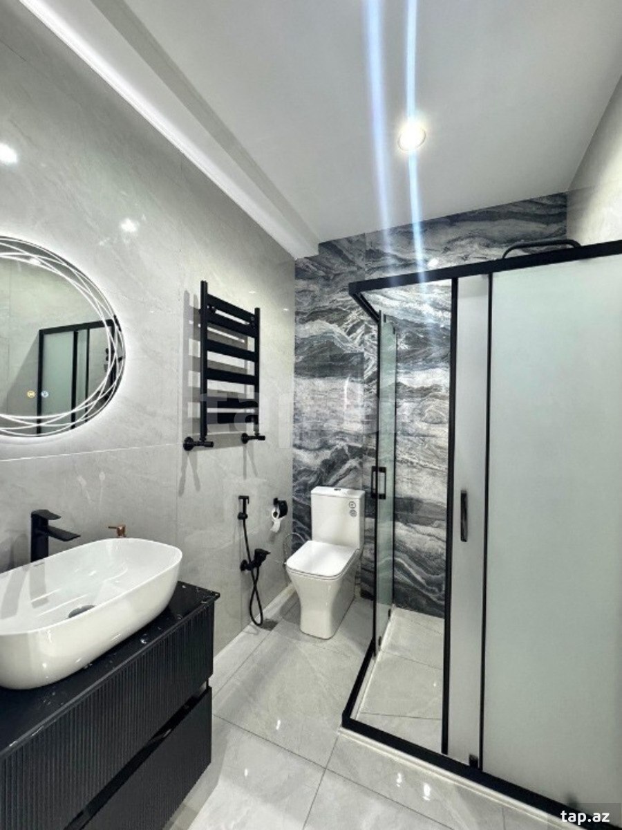 2-otaqlı yeni tikili, Həzi Aslanov m., 60 m² (9)