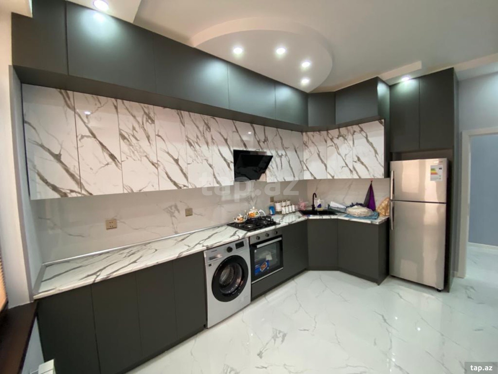 2-otaqlı yeni tikili kirayə verilir, Nəsimi r., 85 m² (10)