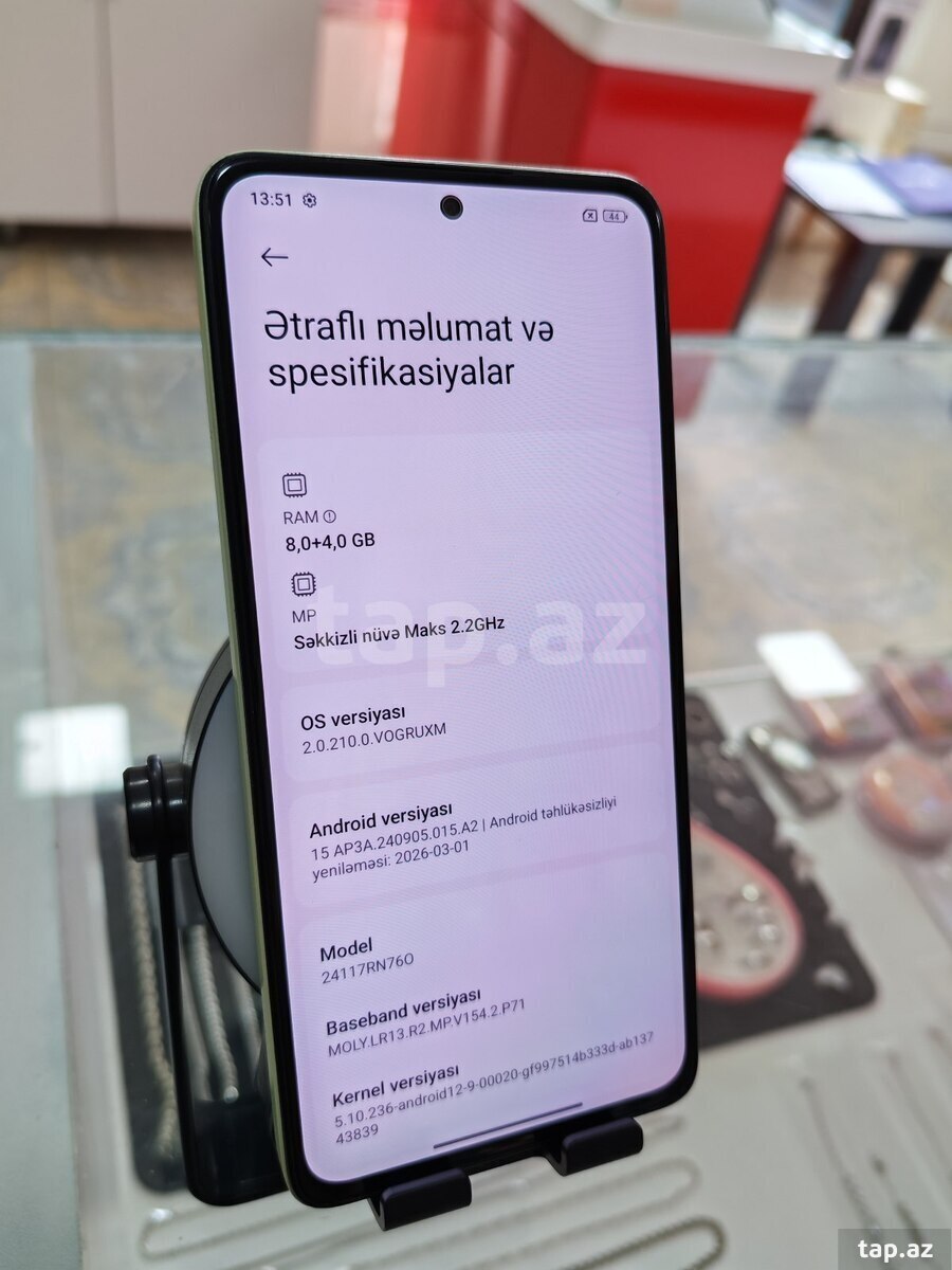 Xiaomi Redmi Note 14 Lime Green 256GB/8GB (2)