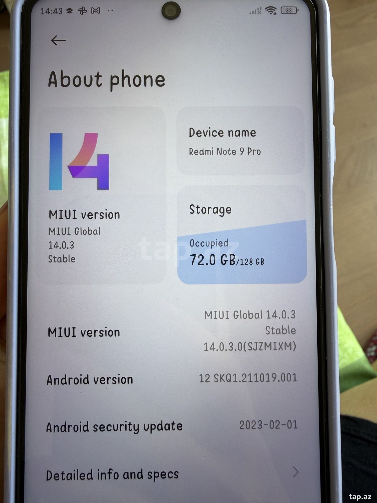 Xiaomi Redmi Note 9 Pro Glacier White 128GB/6GB (2)