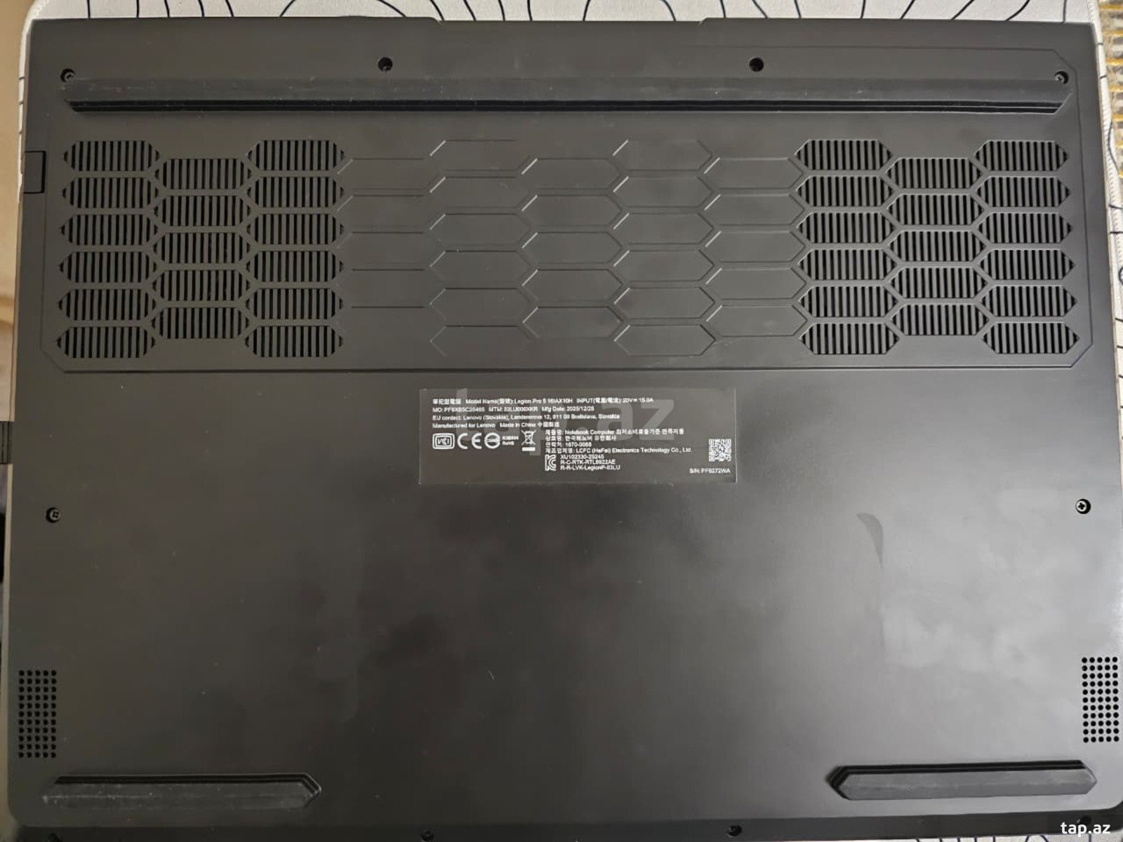 Noutbuk Lenovo Legion Pro 5i 5070Ti (3)