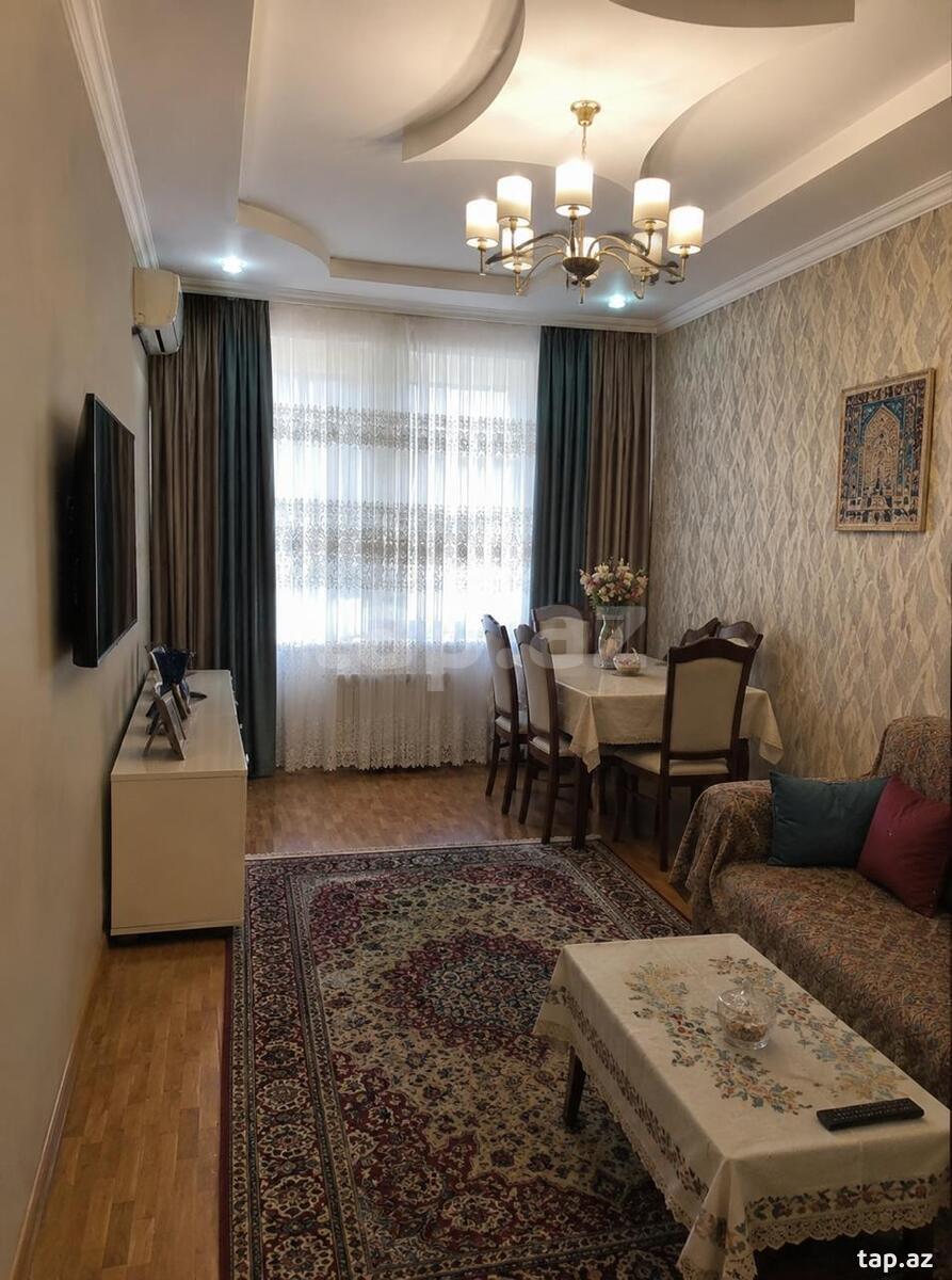 2-otaqlı yeni tikili, Qara Qarayev metrosu, 82 m²