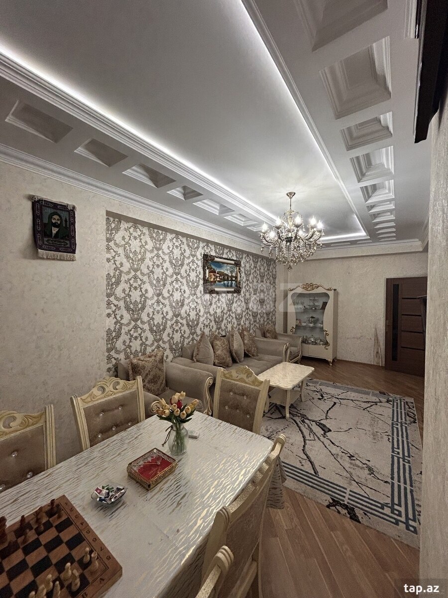 4-otaqlı yeni tikili kirayə verilir, H.Aslanov m., 124 m² (6)