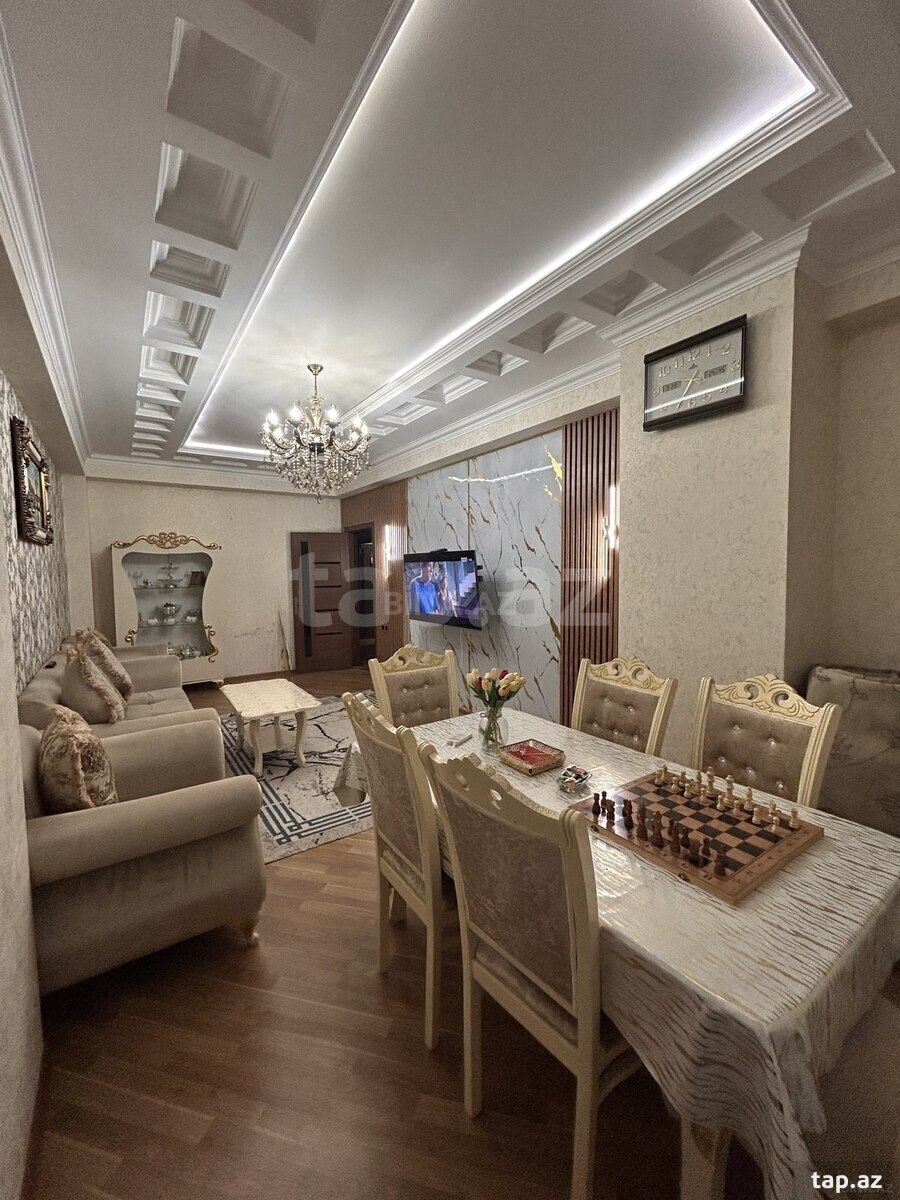 4-otaqlı yeni tikili kirayə verilir, H.Aslanov m., 124 m² (7)