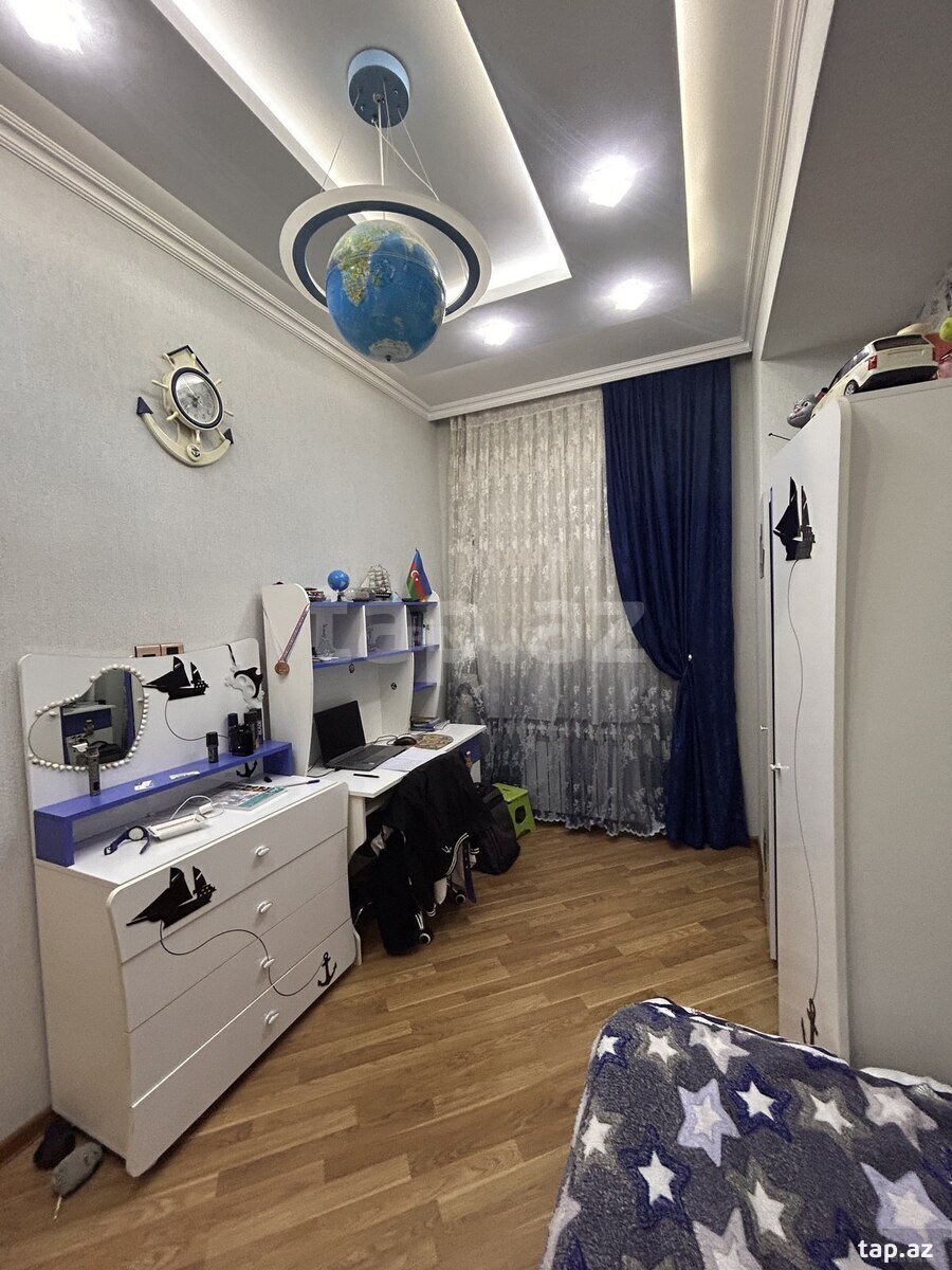 4-otaqlı yeni tikili kirayə verilir, H.Aslanov m., 124 m² (3)
