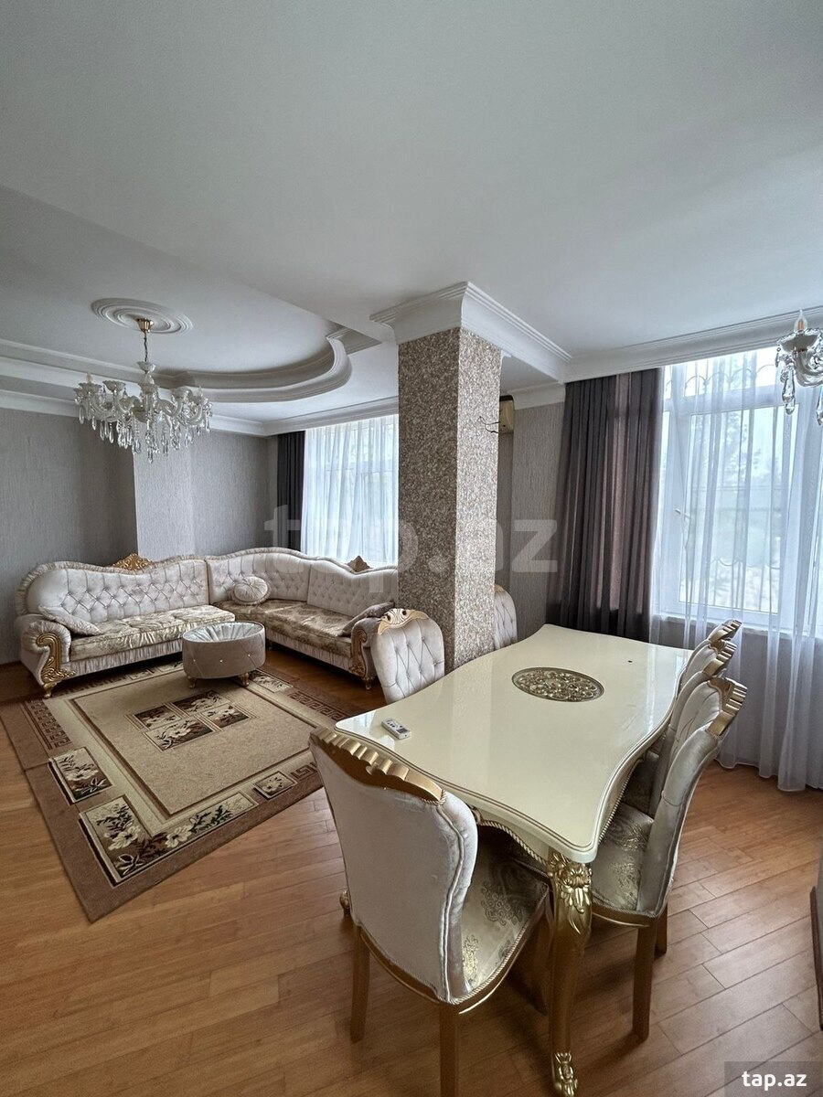 3-otaqlı yeni tikili kirayə verilir, Memar Əcəmi m., 90 m²