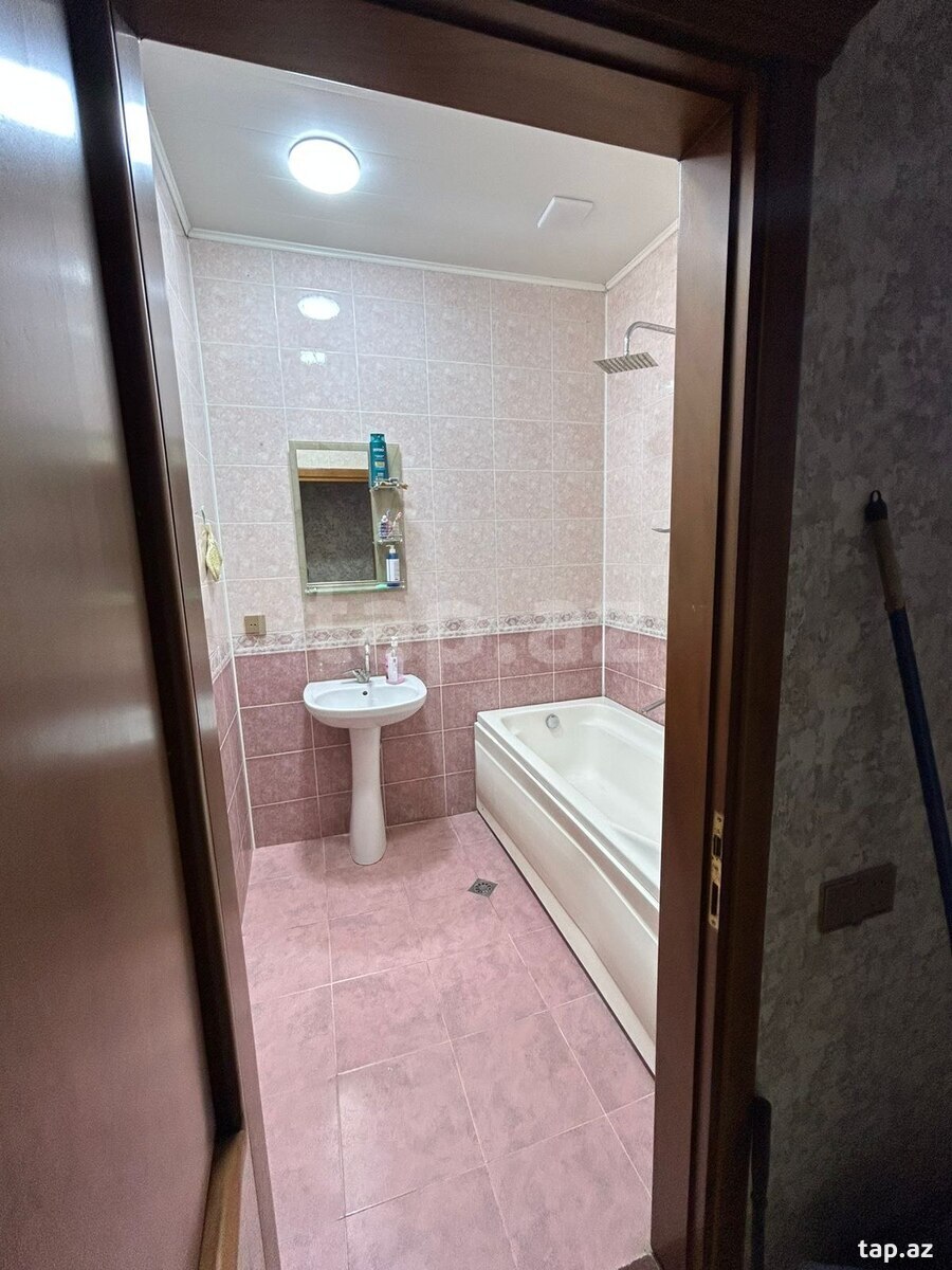 3-otaqlı yeni tikili kirayə verilir, Memar Əcəmi m., 90 m² (13)
