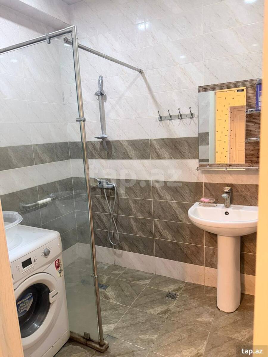 2-otaqlı mənzil kirayə verilir, Nərimanov r., 70 m² (10)