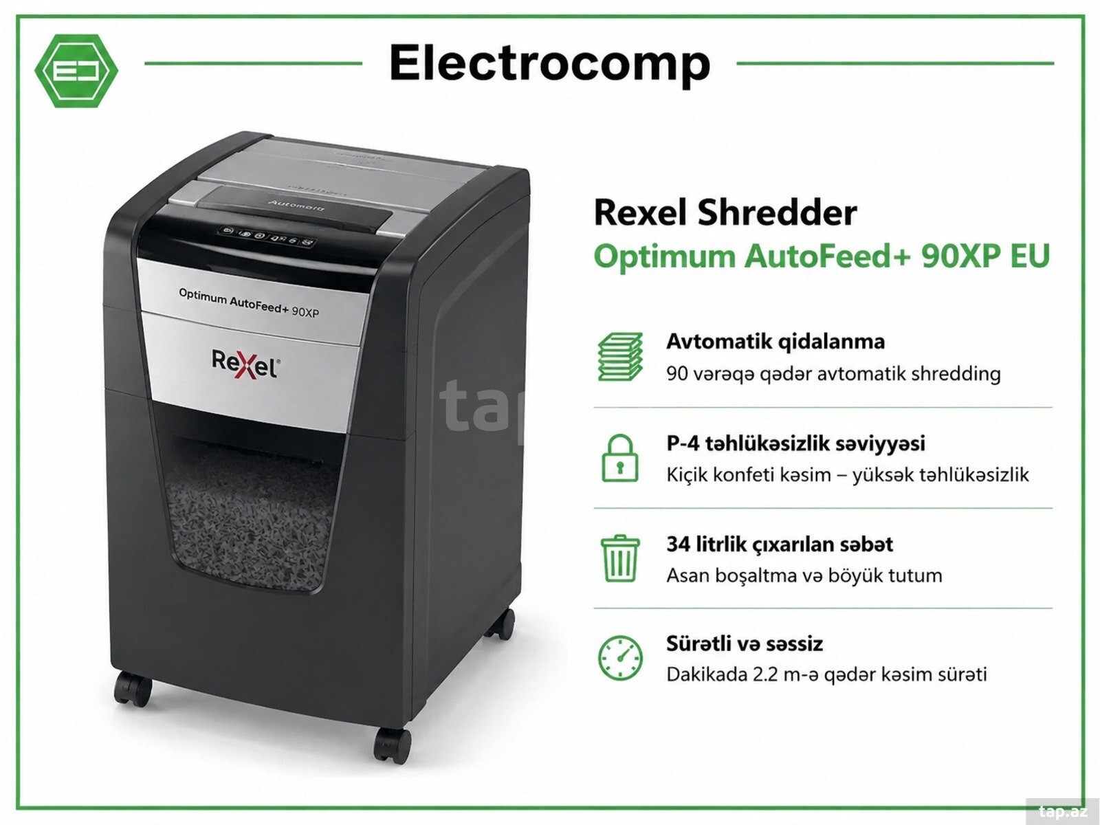Rexel Optimum AutoFeed+ 90XP EU