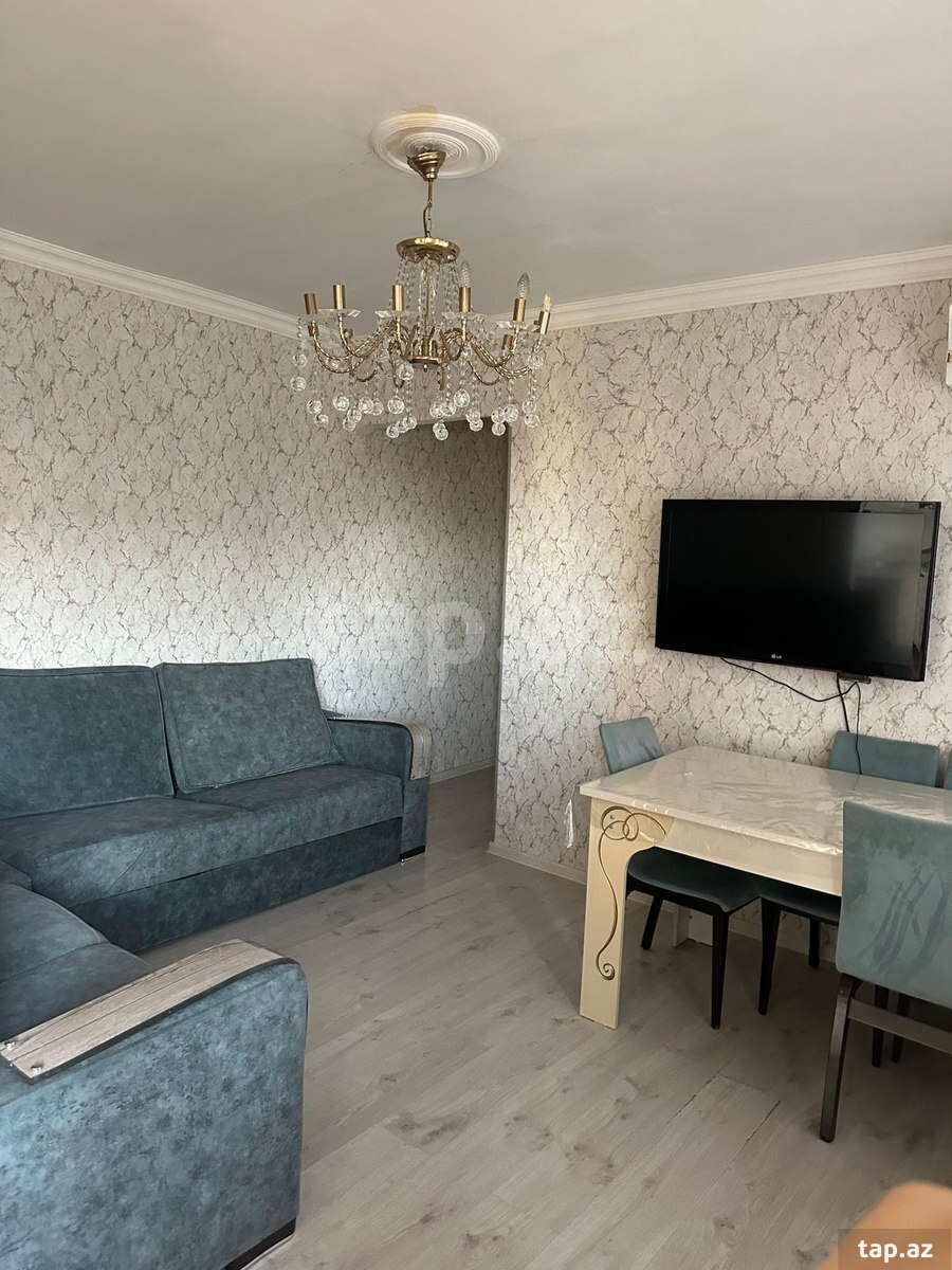 2-otaqlı mənzil kirayə verilir, Bakıxanov qəs., 50 m²