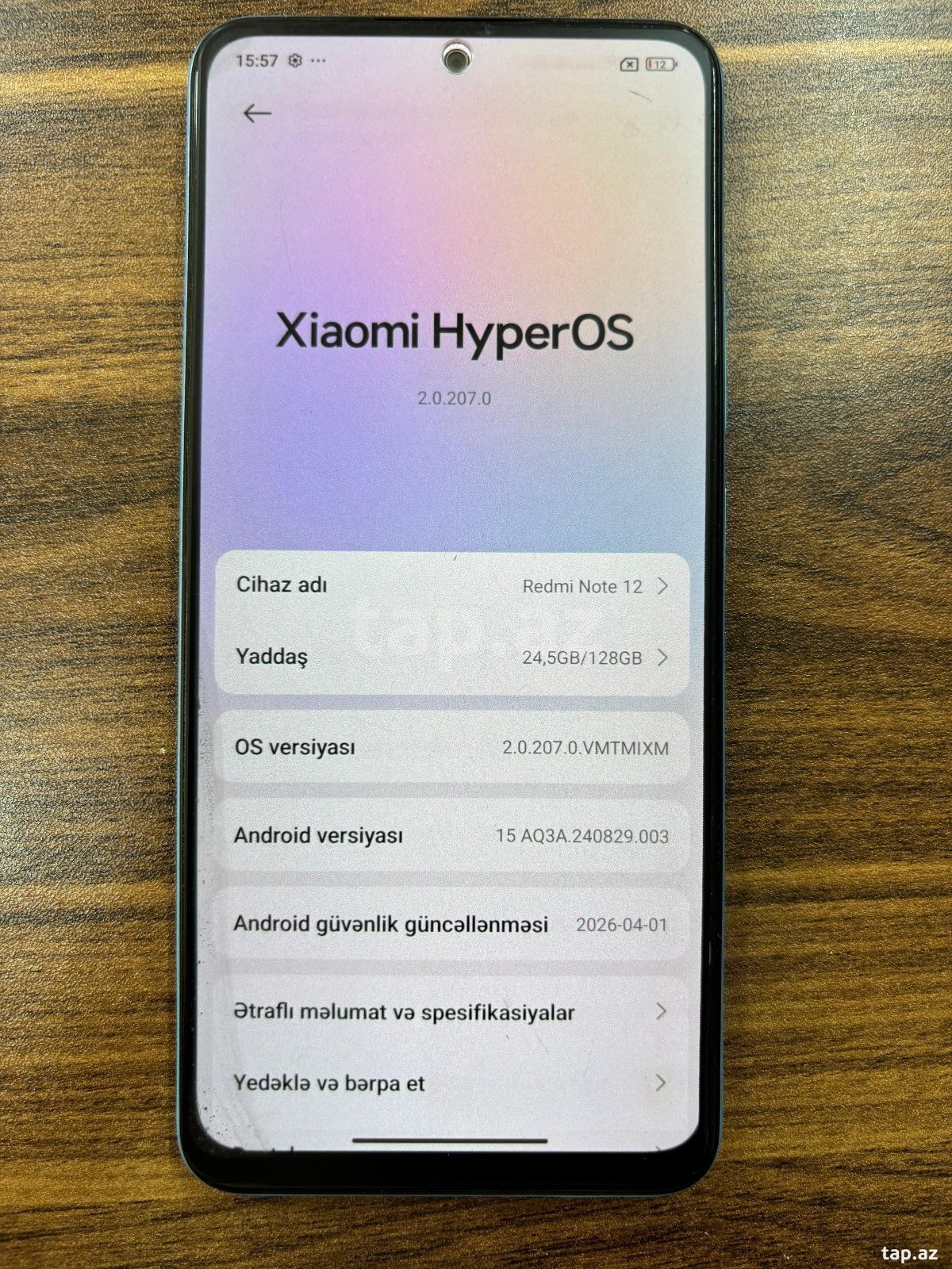 Xiaomi Redmi Note 12 (4G) Ice Blue 128GB/8GB