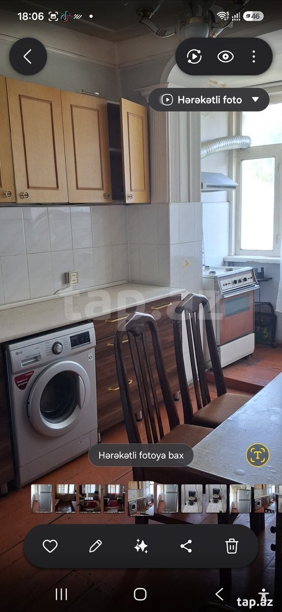 3-otaqlı mənzil kirayə verilir, Atatürk pr. 13, 70 m²