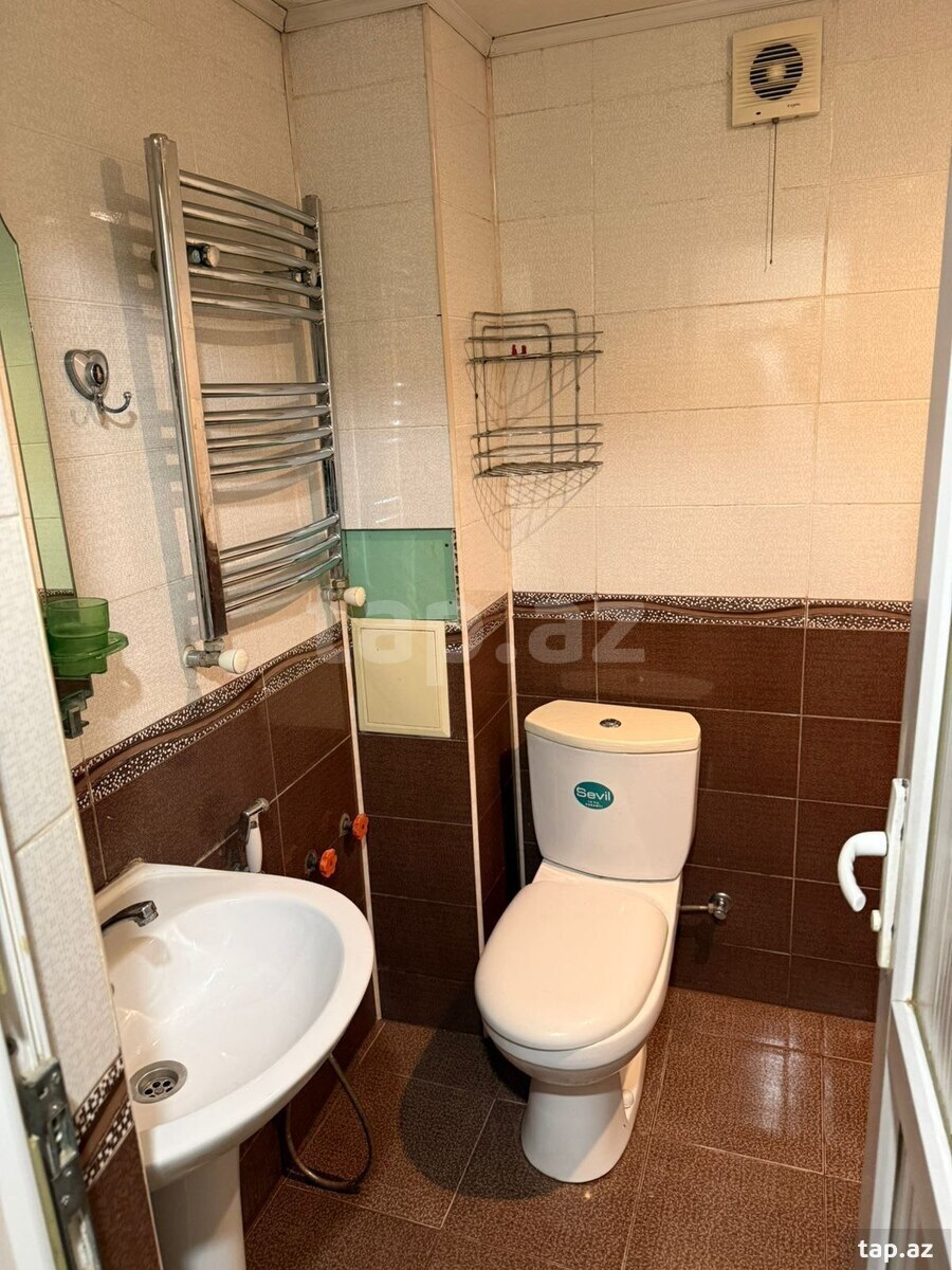 1-otaqlı mənzil kirayə verilir, Şəki r., 45 m² (6)
