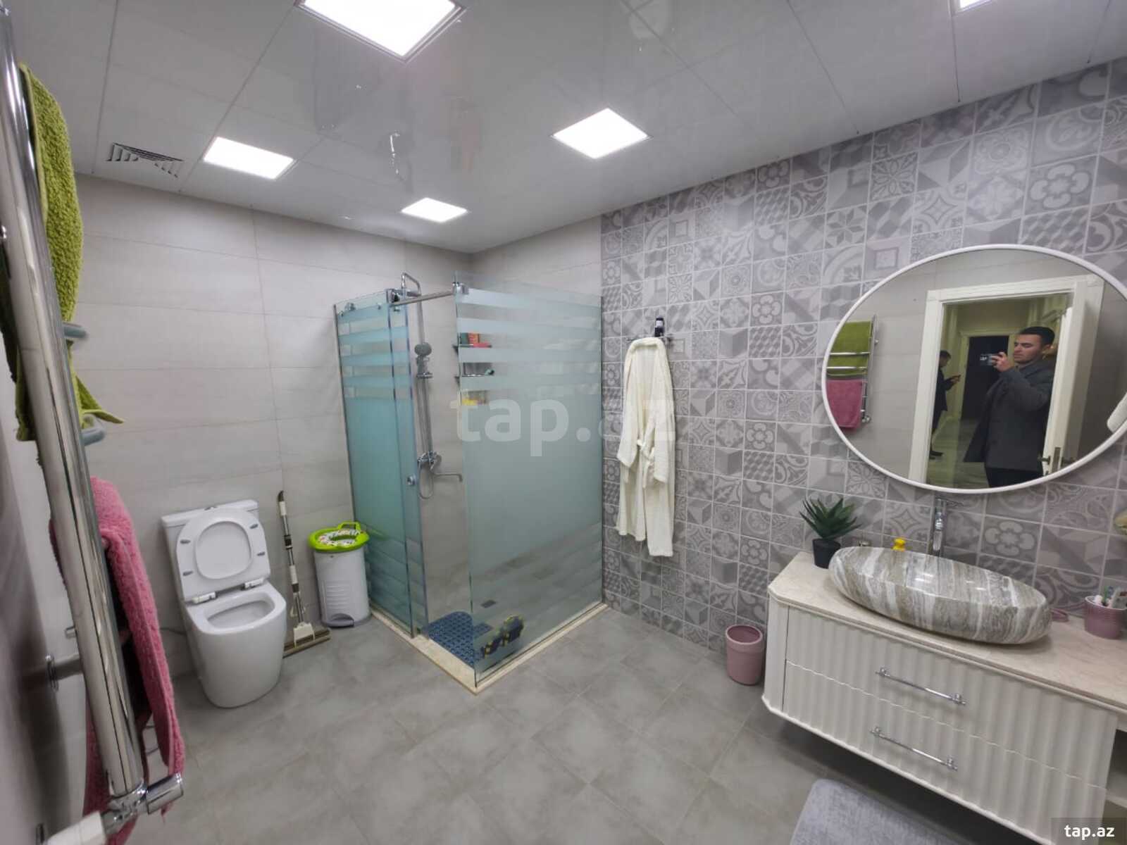 3-otaqlı yeni tikili kirayə verilir, Abbas Mirzə Şərifzadə küç., 135 m² (11)