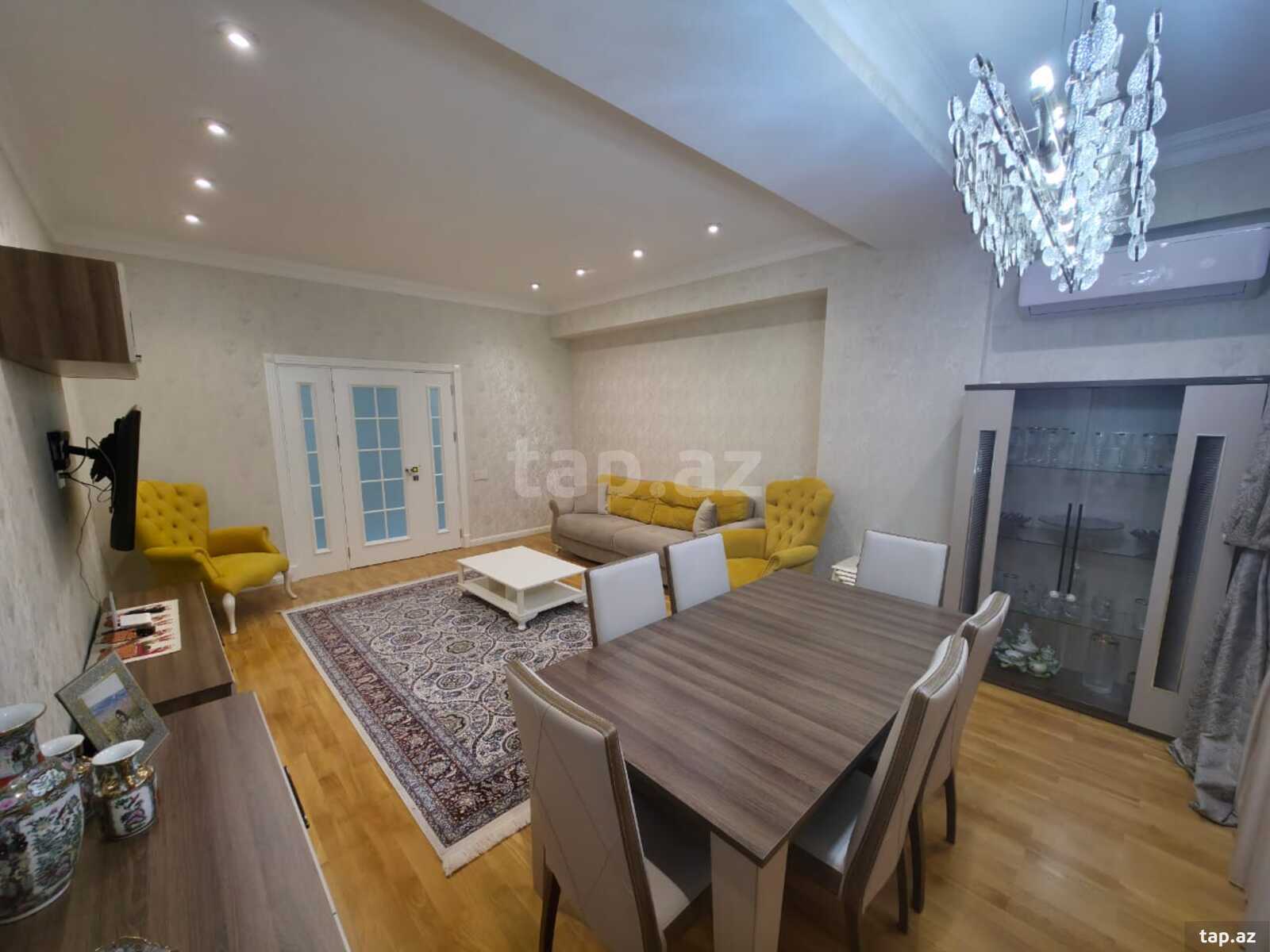 3-otaqlı yeni tikili kirayə verilir, Abbas Mirzə Şərifzadə küç., 135 m² (3)