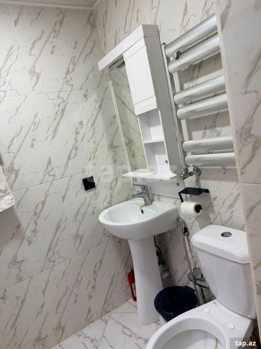 2-otaqlı yeni tikili kirayə verilir, Həsən bəy Zərdabi küç., 60 m² (7)