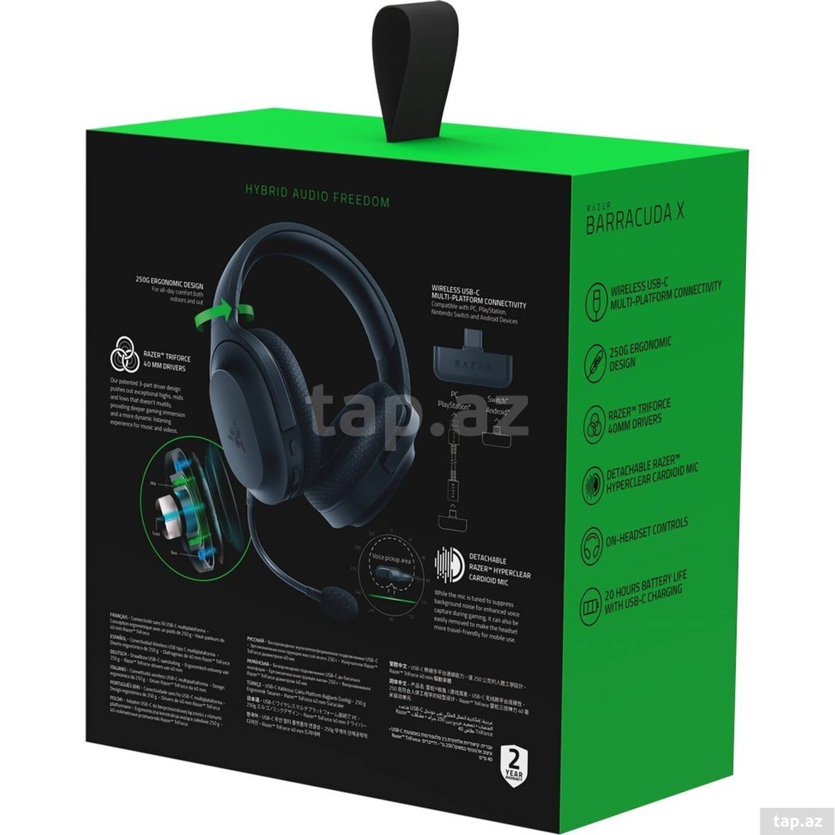 Razer Barracuda X Wireless Multi-Platform Gaming and Mobile Headset (RZ04-04430100-R3M1) (6)