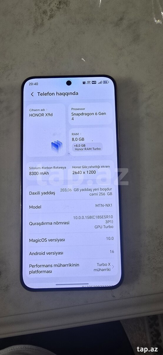 Honor X9d Sunrise Gold 256GB/8GB (3)