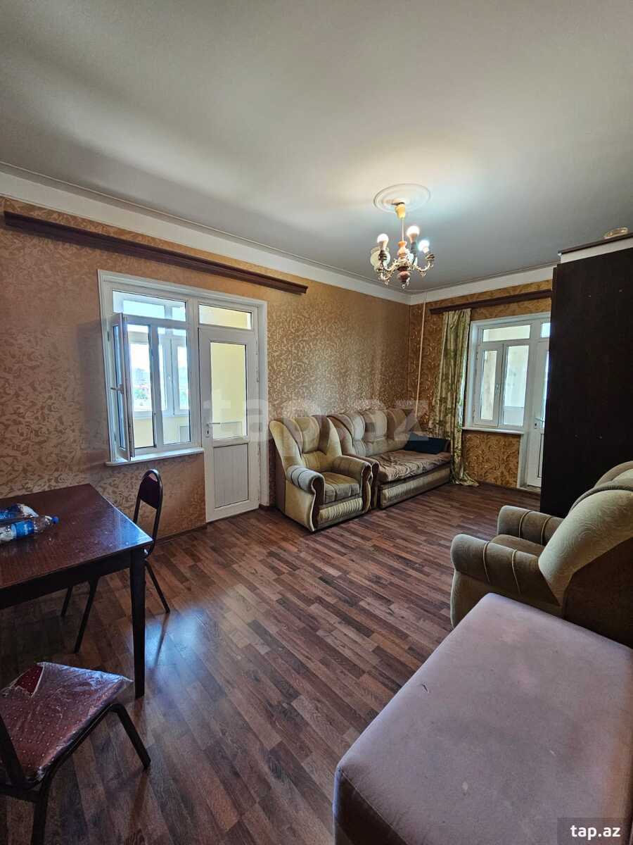 2-otaqlı mənzil kirayə verilir, Süleyman Sani Axundov küç., 55 m²