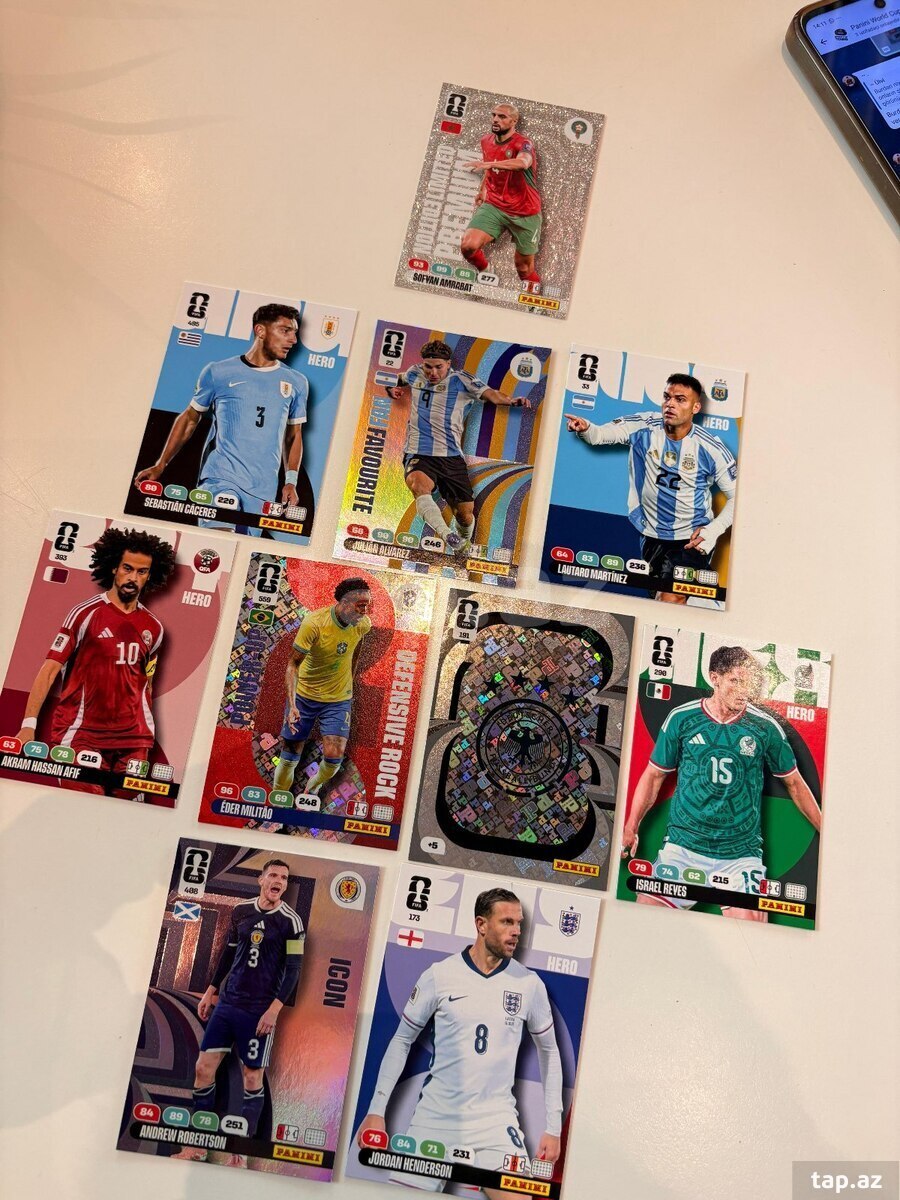 Panini kartlar 