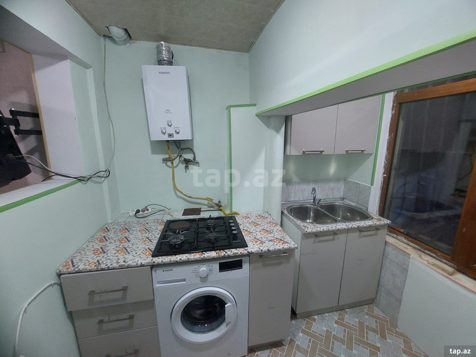 2-otaqlı mənzil kirayə verilir, 7-ci mkr, 50 m² (6)